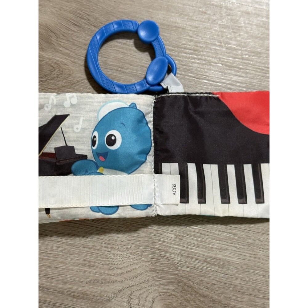 Baby Einstein Kickin Tunes Activity Mat Tummy Time Replacement Crinkle Book Toy